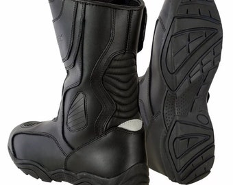 Motorbike shoes boots waterproof leather