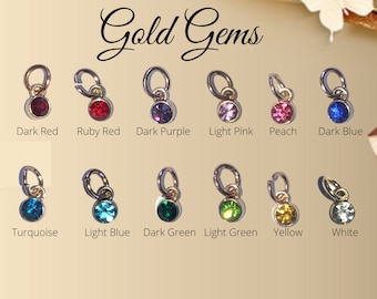 Color Gems Nail Piercings | Nail Jewelry | Nail Gems | Nail Charms