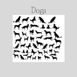 Dogs Nail Stickers | Nail Decals | Art Stickers for DIY Finger & Toe Nail Art