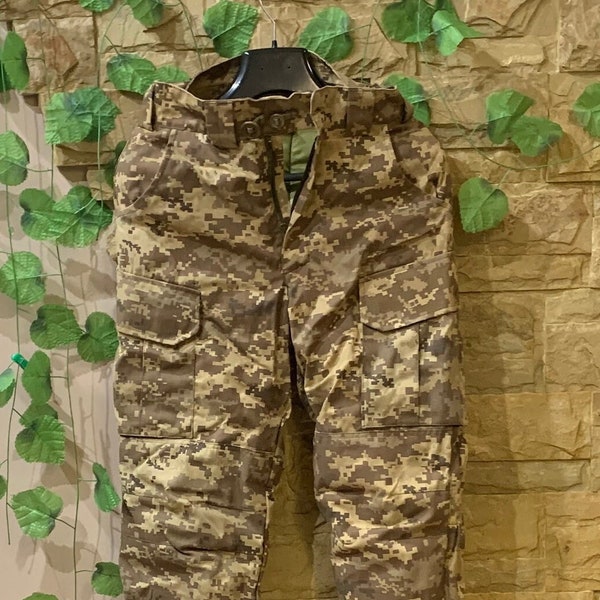 Military winter pants Ukrainian Army , Combat pants  Armed Forces of Ukraine, Ukrainian uniform camouflage Pixel mm-14