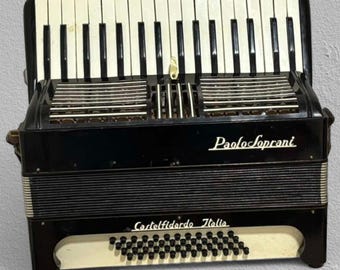 ヴィンテージ アコーディオン 48 ベース – パオロ ソプラーニ