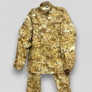 Elite Steppe Toad Camouflage Combat Suit — Tactical Field Uniform Set — Jaba Camo — Size L