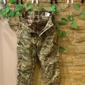 Genuine winter pants of the Ukrainian Army with lining, Military combat trousers 2-piece,  Ukrainian camouflage mm-14