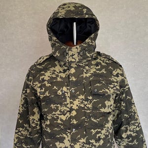 Ukrainische Militärkampfjacke, taktische Feldjacke Ukrainische Armee, Echte Armee Ukrainische Uniform Tarnung MM-14