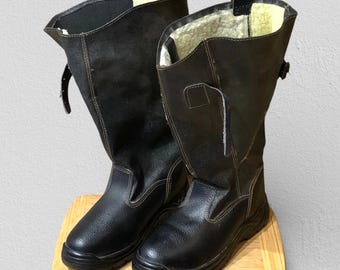 Ukrainian Winter Kersey Work Boots Fur Lined – EU 43 US 10.5