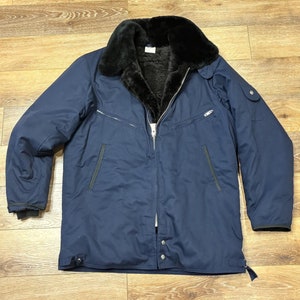 French Air Force Cold Wearther Jacket With Fur Collar, New
