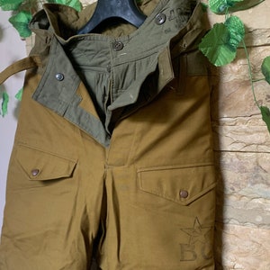 Vintage  tankmen pants with removable lining, Tank crew combat pants, Military winter uniform, Ukrainian uniform