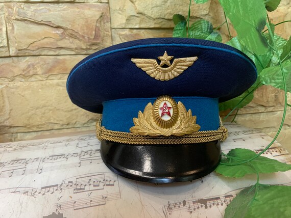Military Cap Air Force Officer Soviet 