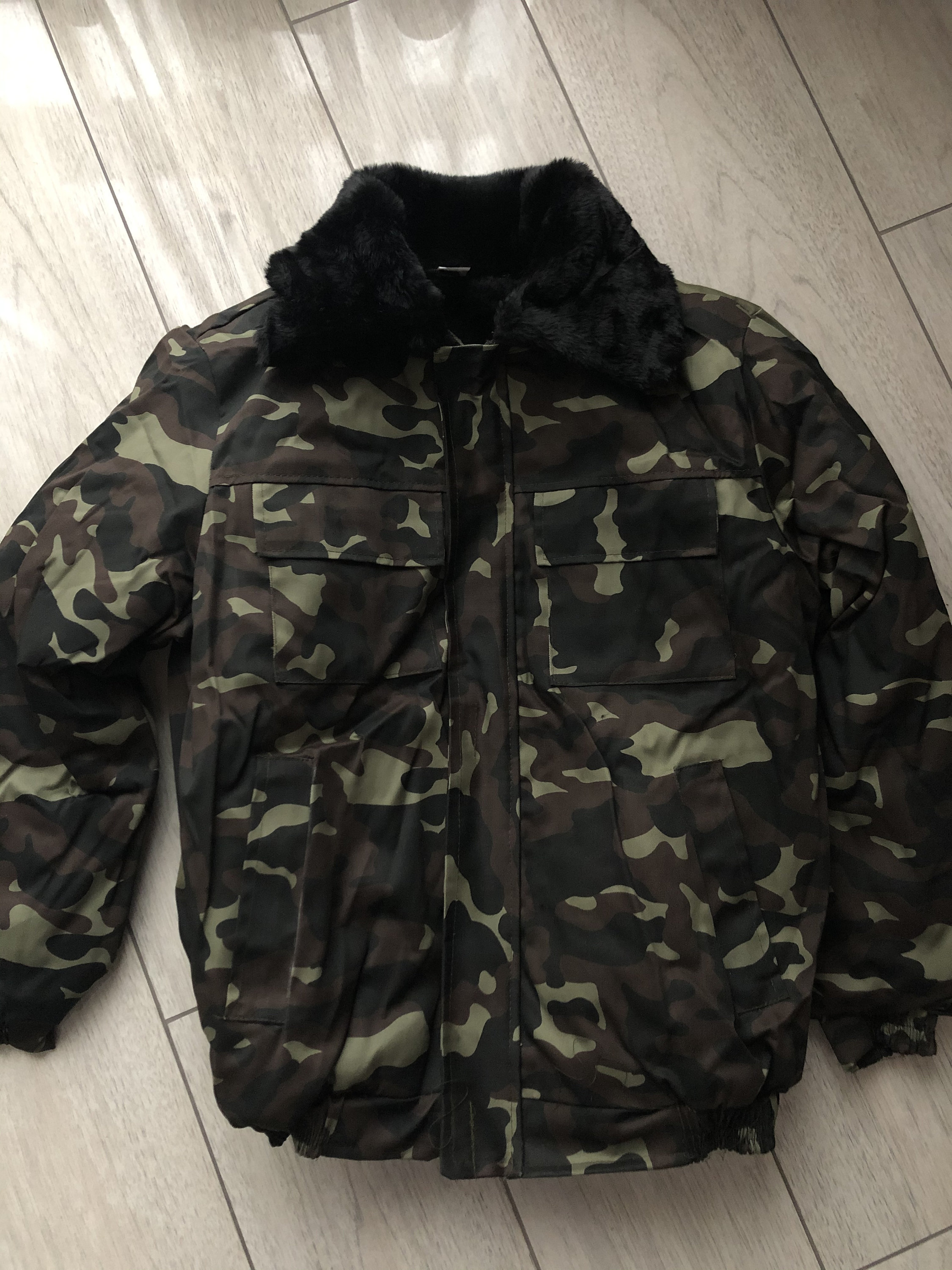 Ukrainian Military Winter Peacoat With 