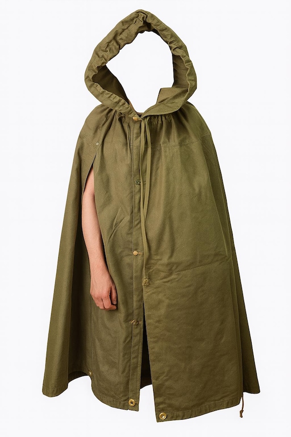 Soviet Raincoat Tent, Red Army Cloak Tent, Waterproof Cape