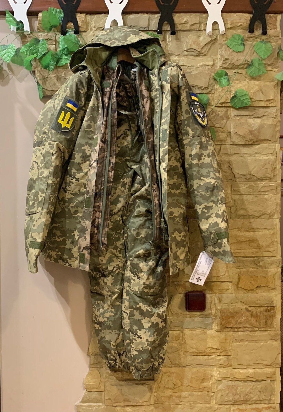 レアUS ARMY 迷彩服 M (Medium - Long) Military Uniform. Army Fatigue Jacket + Military Tactical