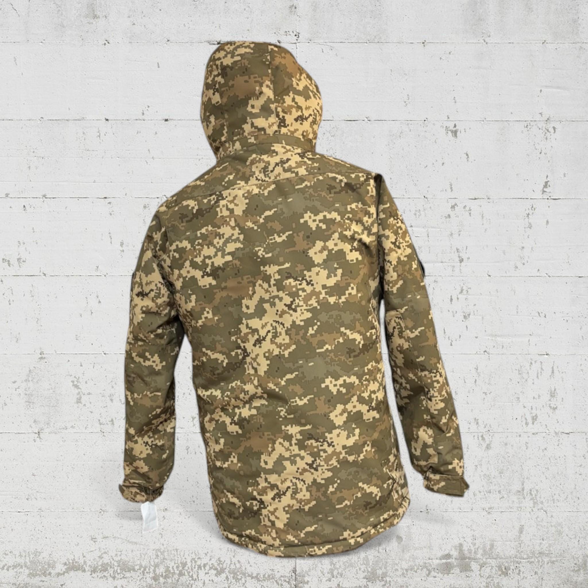 Ukrainian Army Winter Jacket MM-14 Pixel Camo Fleece Lined - Etsy