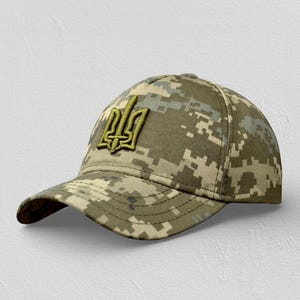 Berretto tattico militare MM14 Pixel Tridente ucraino