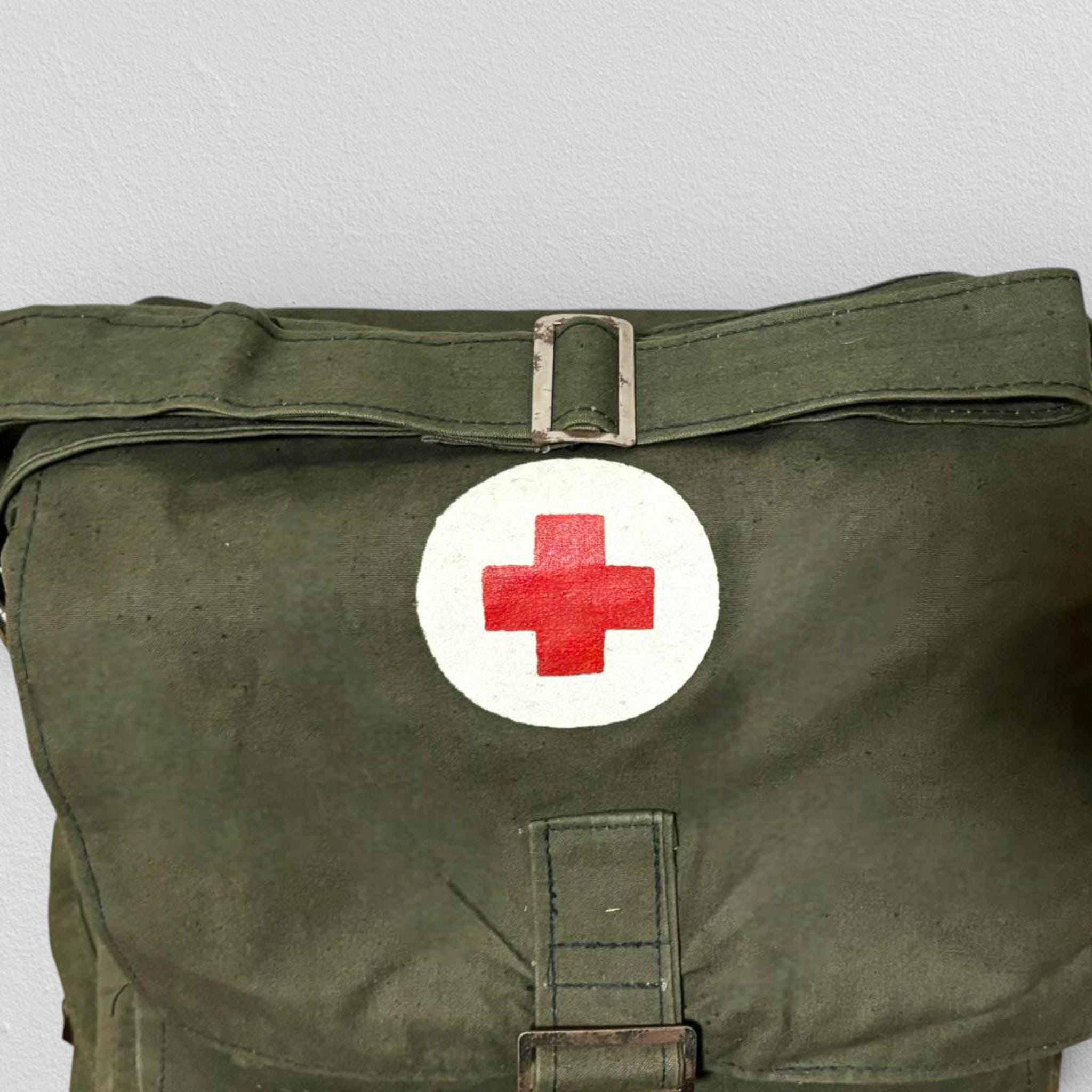 Vintage USSR Surplus Medic Bag 1980s Field Medical Canvas Tactical