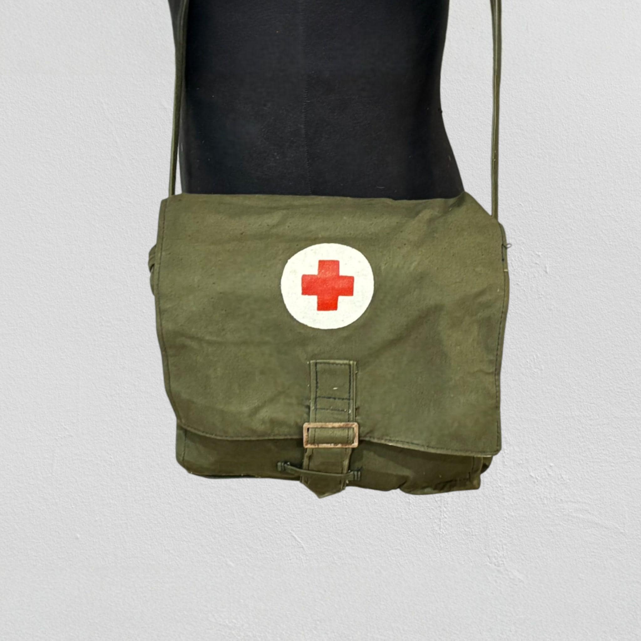 Vintage USSR Surplus Medic Bag 1980s Field Medical Canvas Tactical