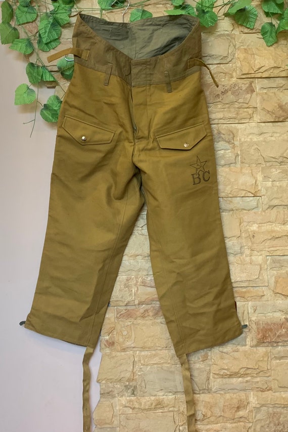 vintage A.P.C military pants 1998s a.p.c. camo baggy cropped pants