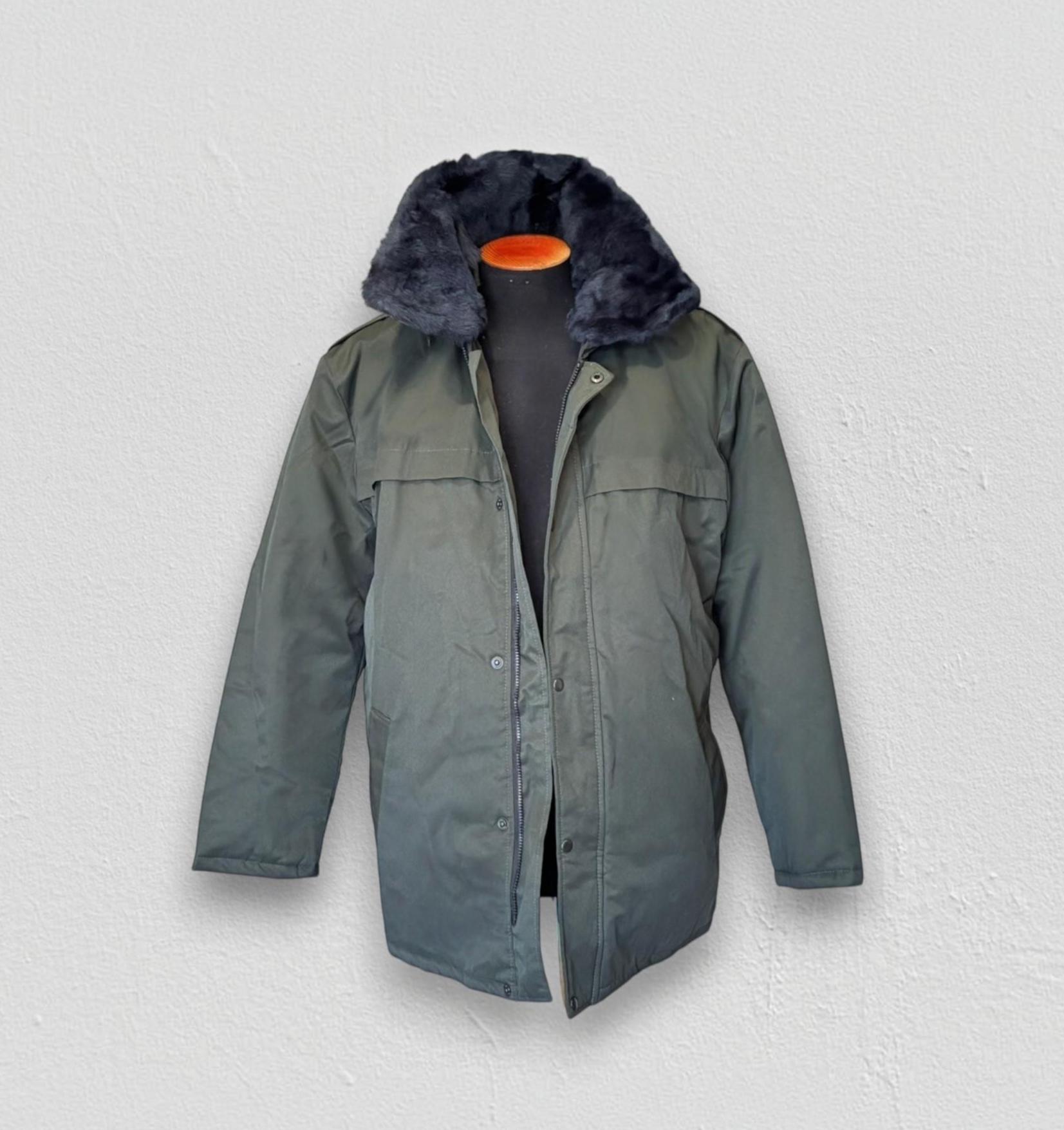 Ukrainian Military Winter Jacket Removable Fur Collar Tactical