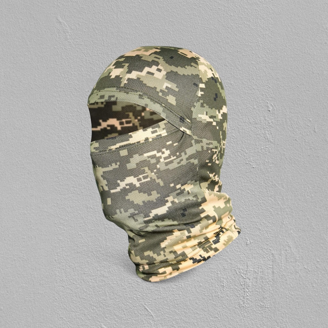 Moisture-wicking Balaclava Pixel MM-14, CP Camo, Olive