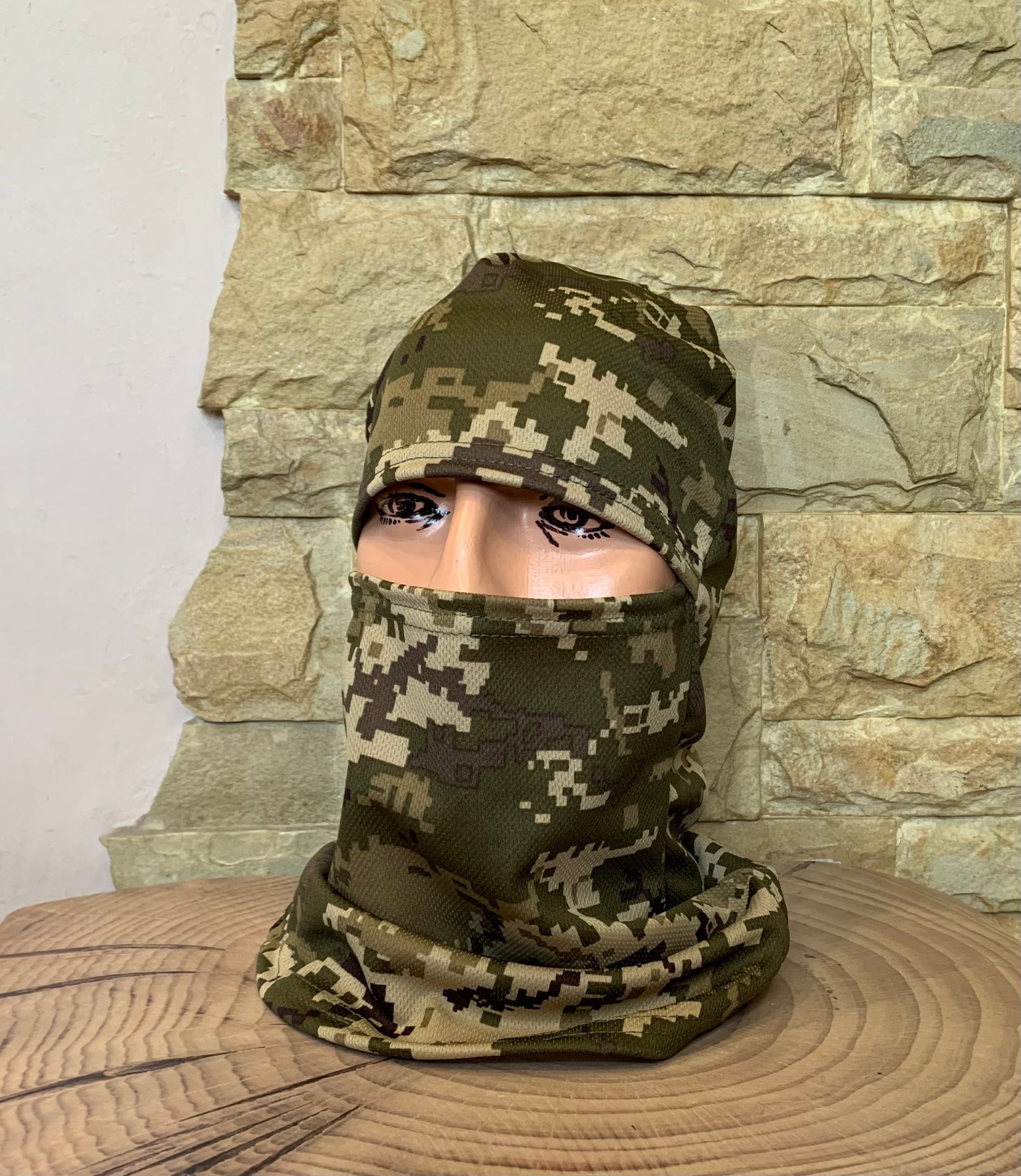 Cagoule militaire de l'armée ukrainienne, buff de camouflage, Pixel mm-14,  uniforme ukrainien -  France