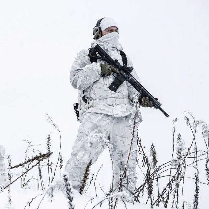 Cagoule Camouflage Chaude D'hiver Chapeaux Casque Tactique - Temu Canada