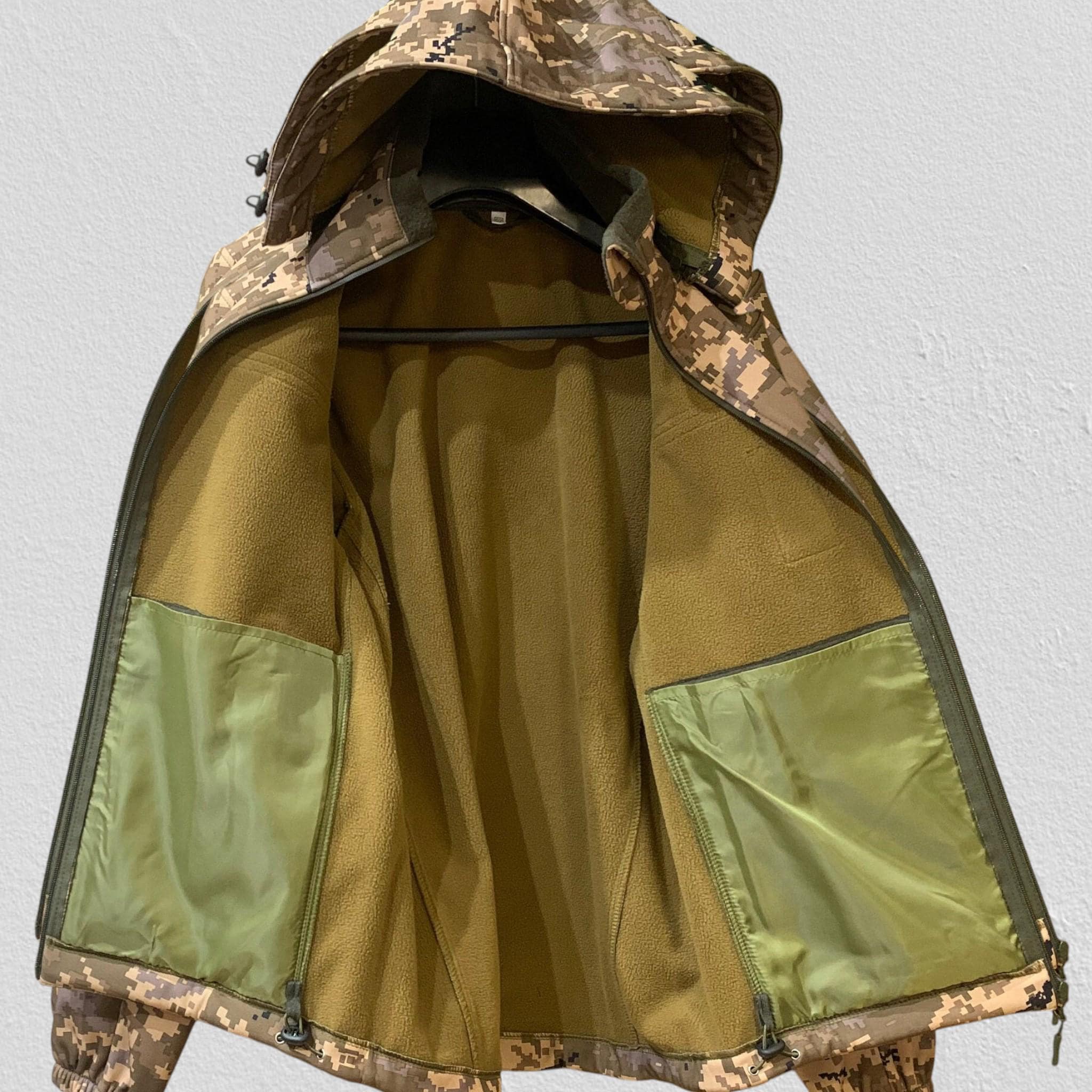 Softshell Tactical Jacket Pixel Mm14 Camouflage, Ukrainian