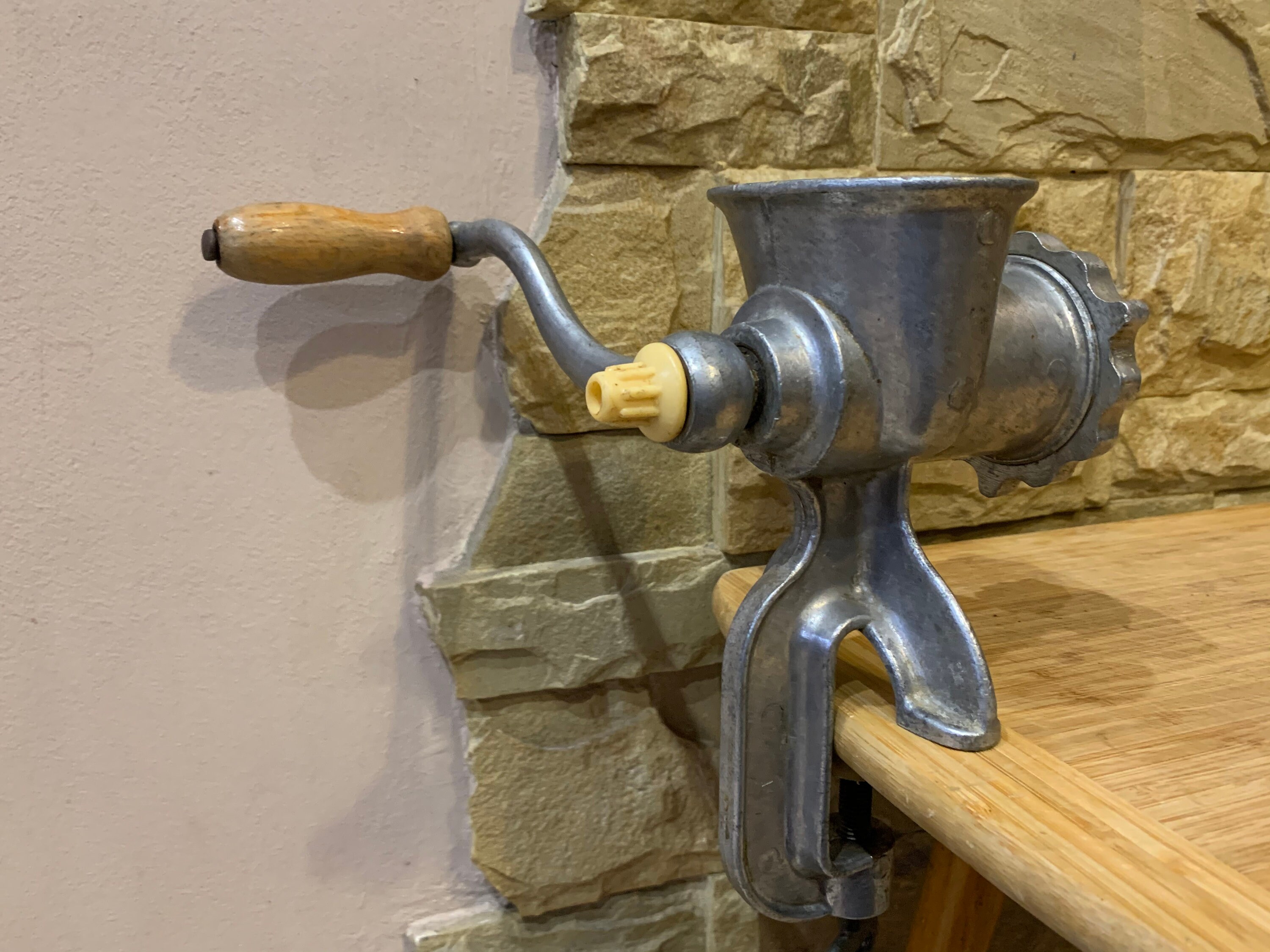 Soviet Mechanical Meat Grinder Large Antique Metal Meat Etsy