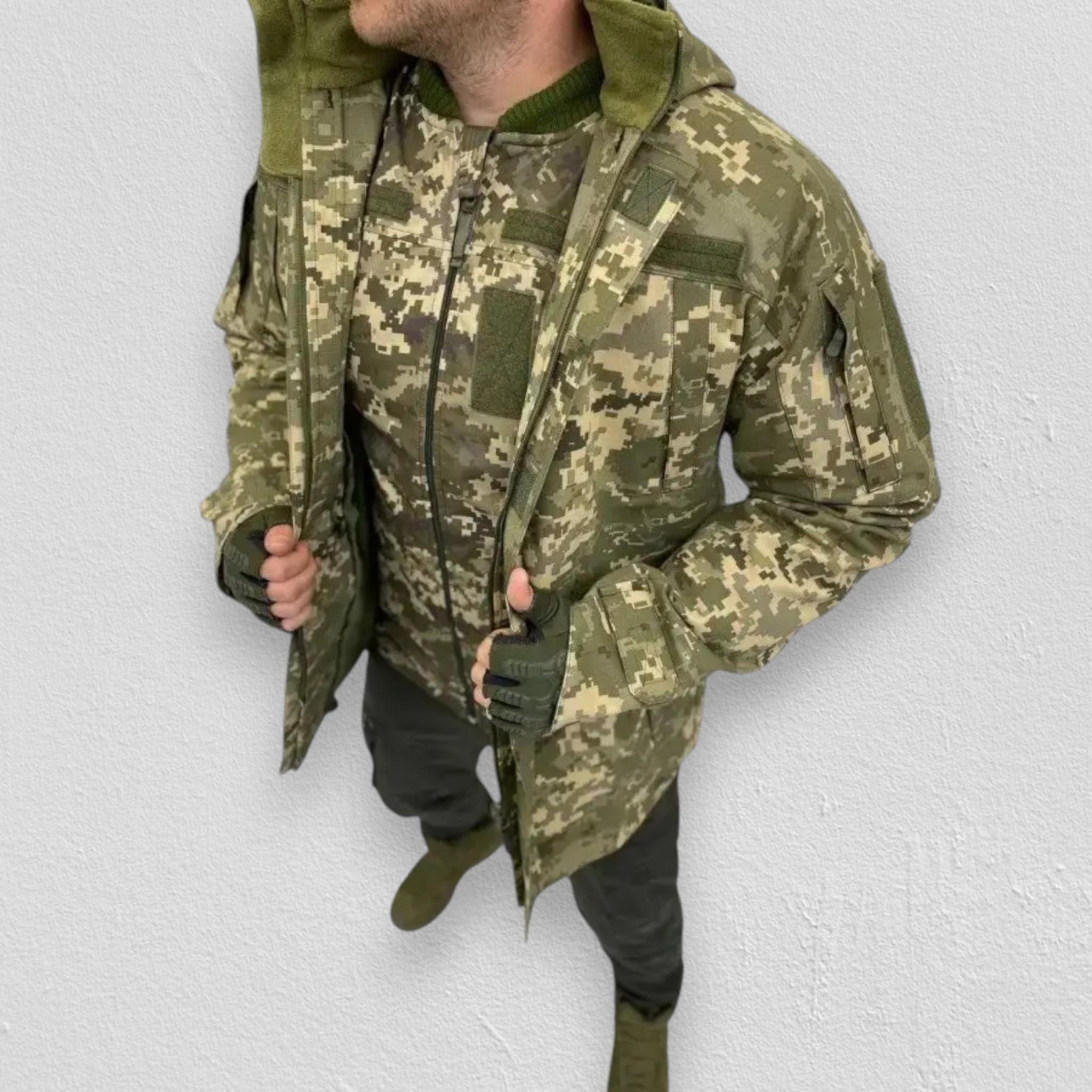 Ukrainian MM-14 Pixel Winter Parka 2-layer Outdoor Jacket - Etsy