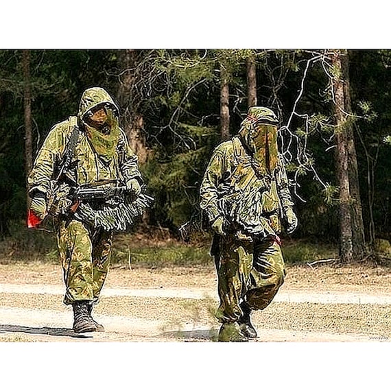 ヴィンテージソビエトKZSベレズカ迷彩スーツ、オリジナルソ連軍服