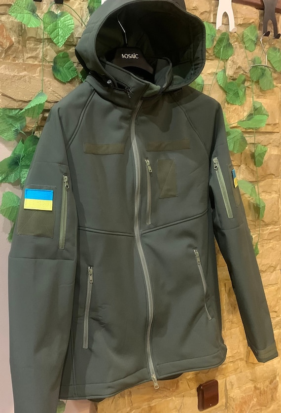 Ukrainian Softshell Combat Jacket – Olive Tactica… - image 2