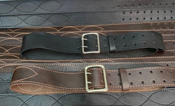 Soviet Leather Officer's Belt Brown 