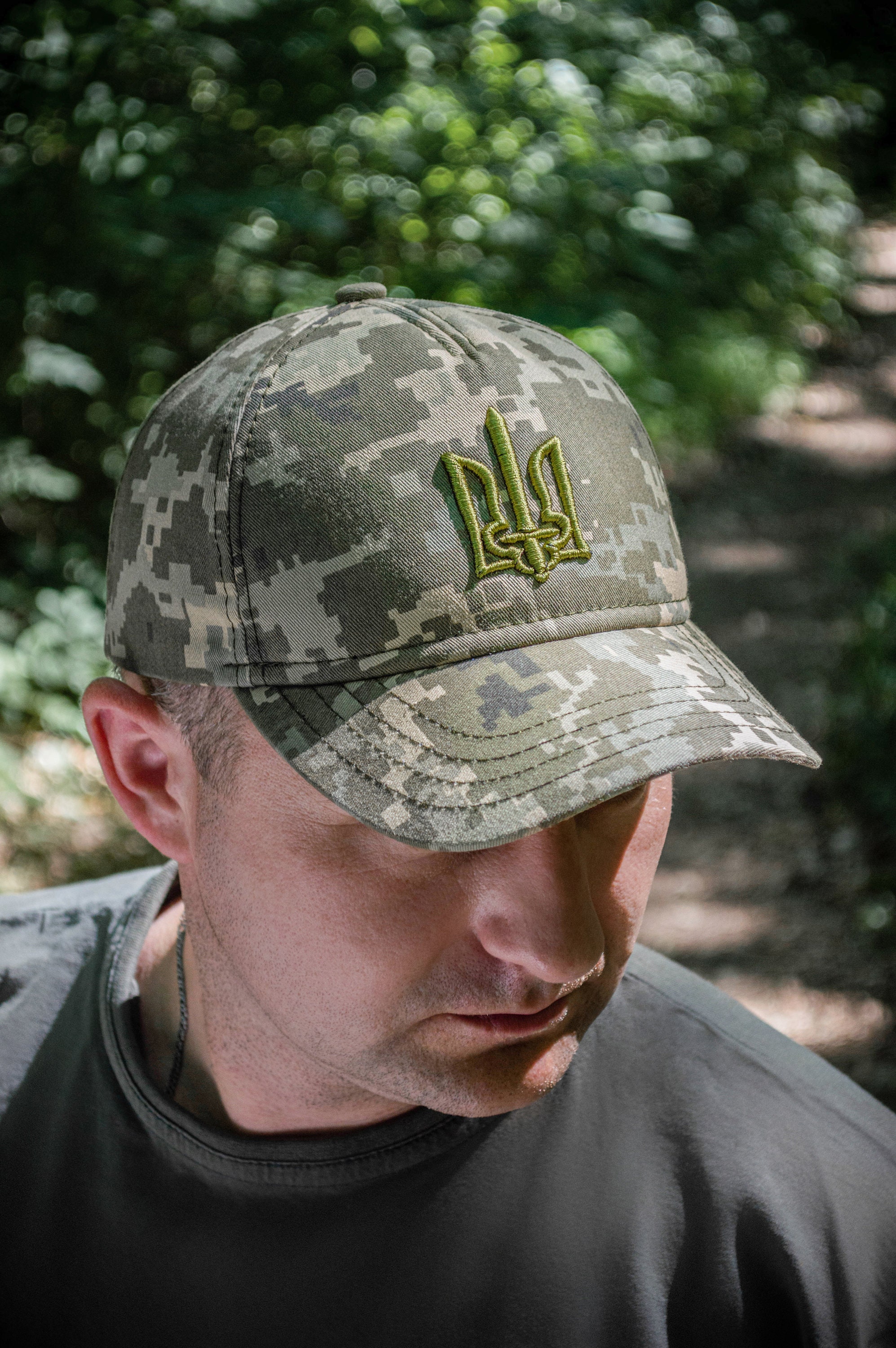 Casquette De Baseball Ukrainienne Avec Broderie Trident