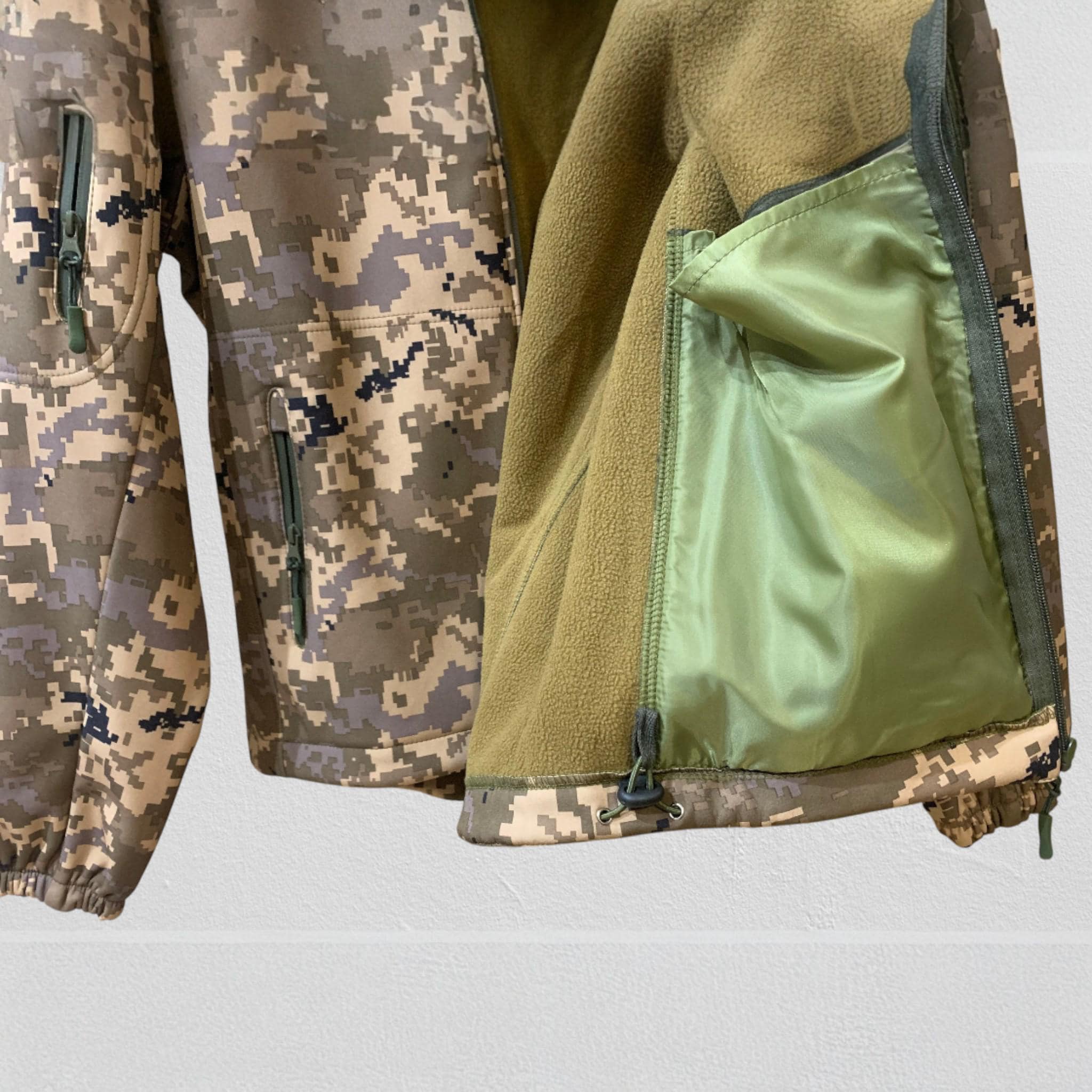 Softshell Tactical Jacket Pixel Mm14 Camouflage, Ukrainian