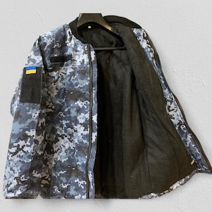 Giacca da campo Pixel blu navy ucraina – MM-16F Camouflage immagine 5