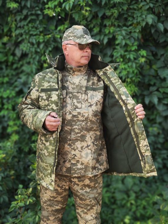 Ukrainian Military CORDON Winter Field Jacket MM-14 Pixel Camo - Etsy