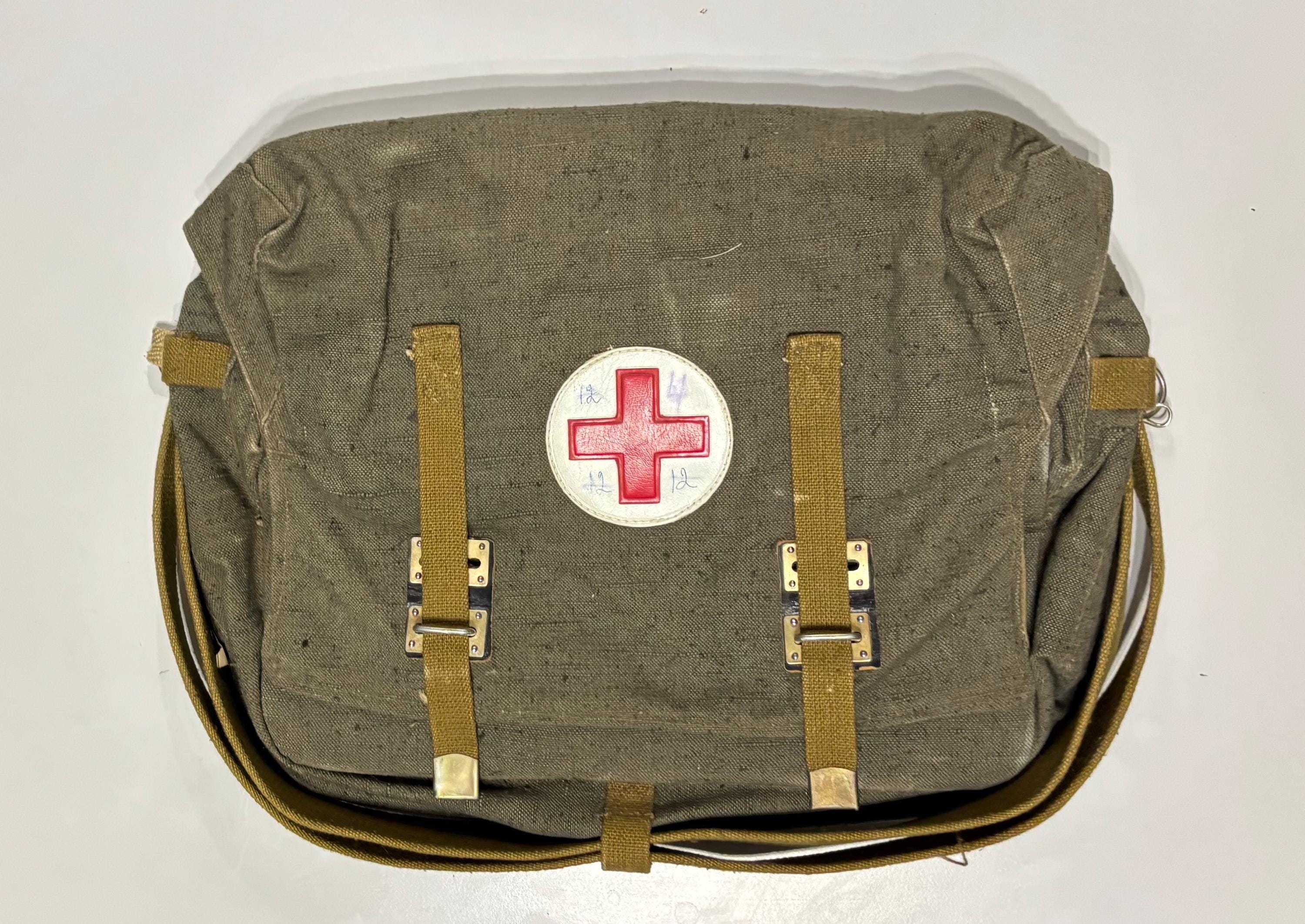 ヴィンテージ ソ連軍 メディックバッグ – 1980年代 野戦医療用