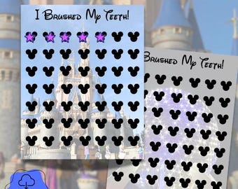 Teeth Brushing Reward Chart | Printable | Magical Mouse Teeth Brushing Reward Chart | Reward Chart for Kids | Brush Teeth Reward Chart