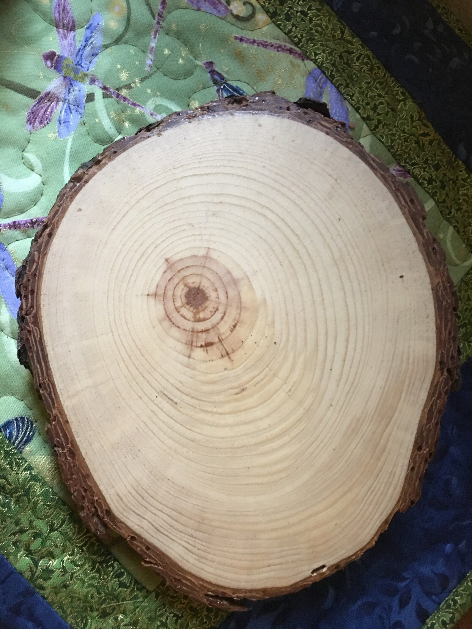 Finished Recycled Pine Wood Slice Etsy