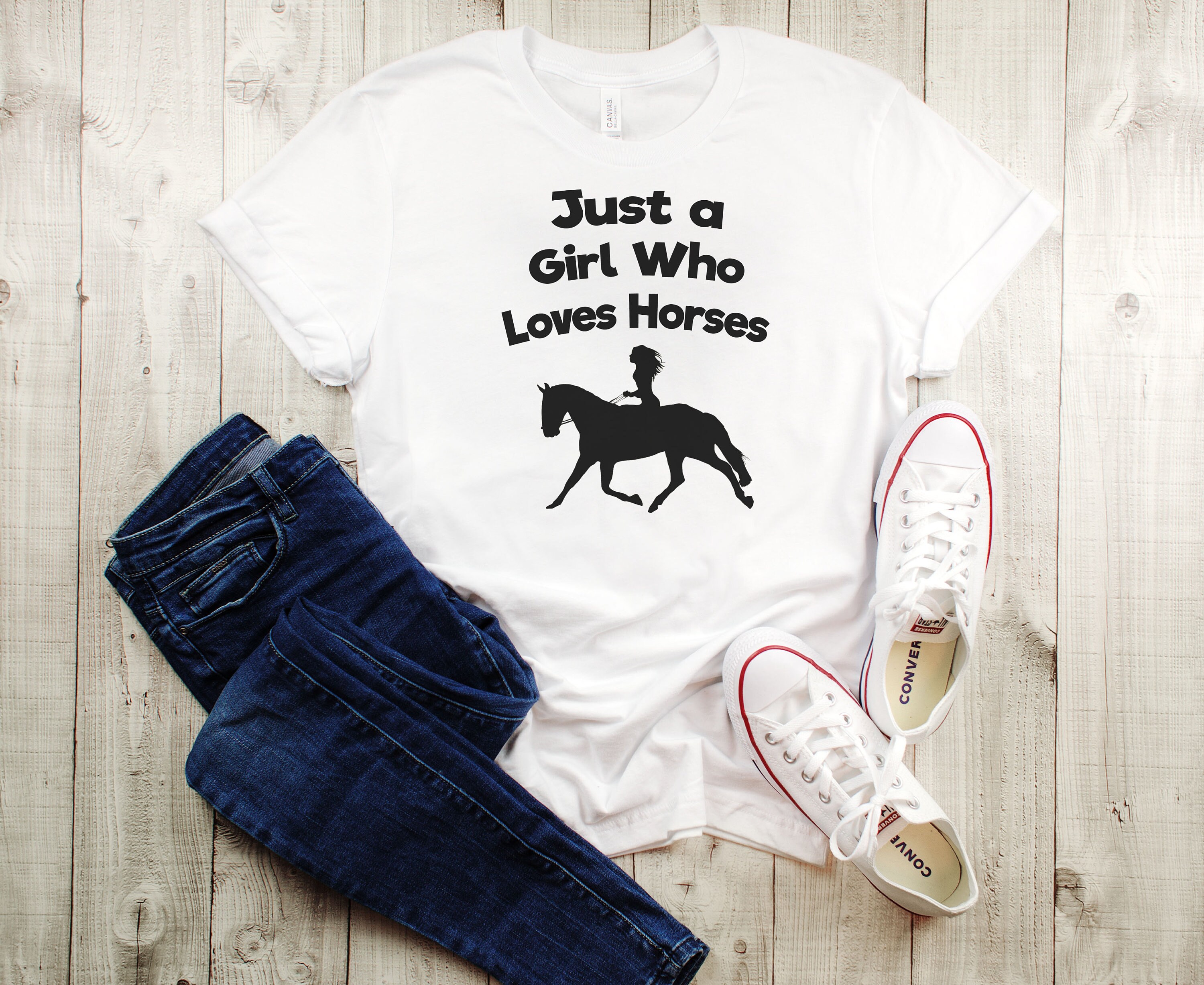 Horse Tshirt Womens Trail Riding Horseback Girls Tee Etsy