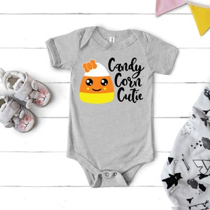Halloween Candy Corn Cutie Girl Onesie