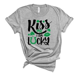 St Patricks Day Kiss Me I Am Lucky T-Shirt