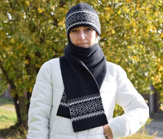 Typisch Scheermes composiet Zwarte wollen sjaal dikke gebreide Scandinavische sjaal met - Etsy Nederland Typisch Scheermes composiet Zwarte wollen sjaal dikke gebreide Scandinavische sjaal met - Etsy Nederland