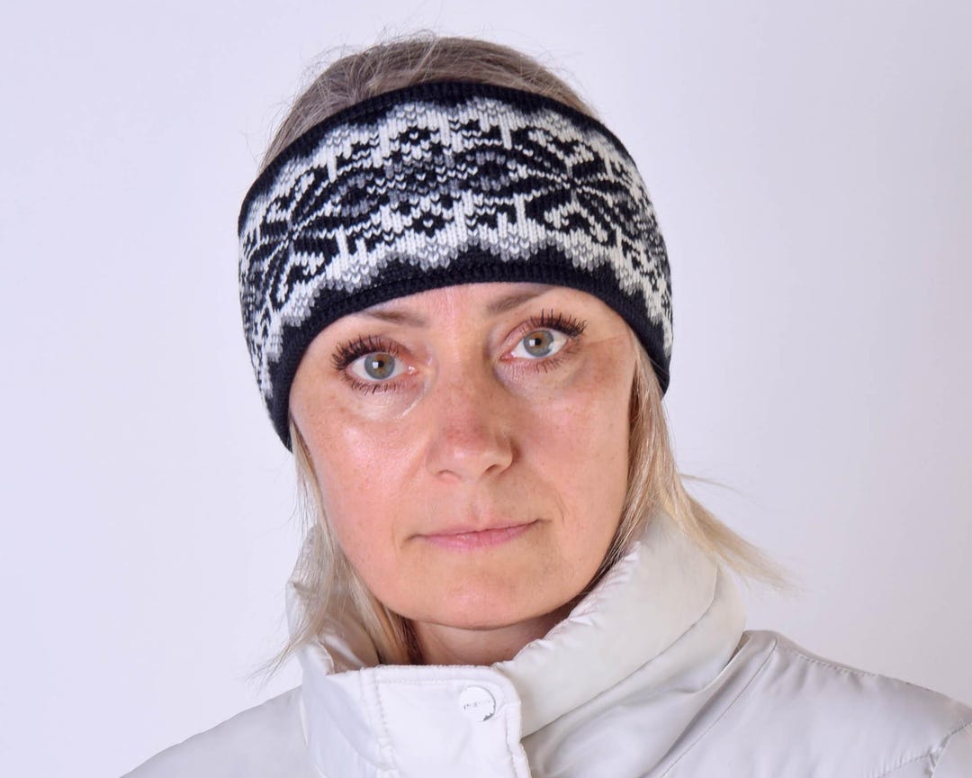 Men Women Headband Nordic Woolen Head Bandage With Fair