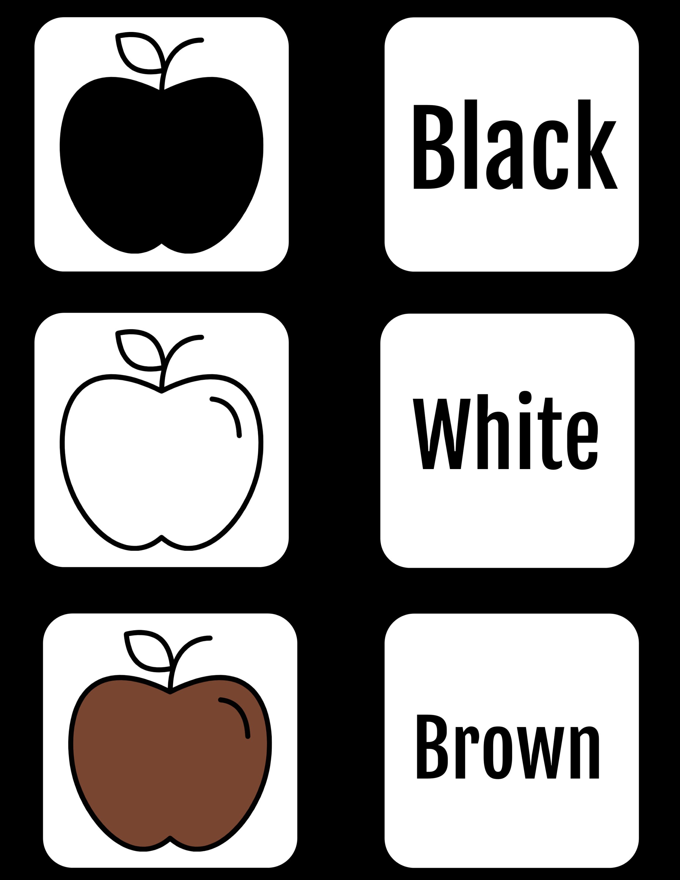 Color/Word Matching | Etsy