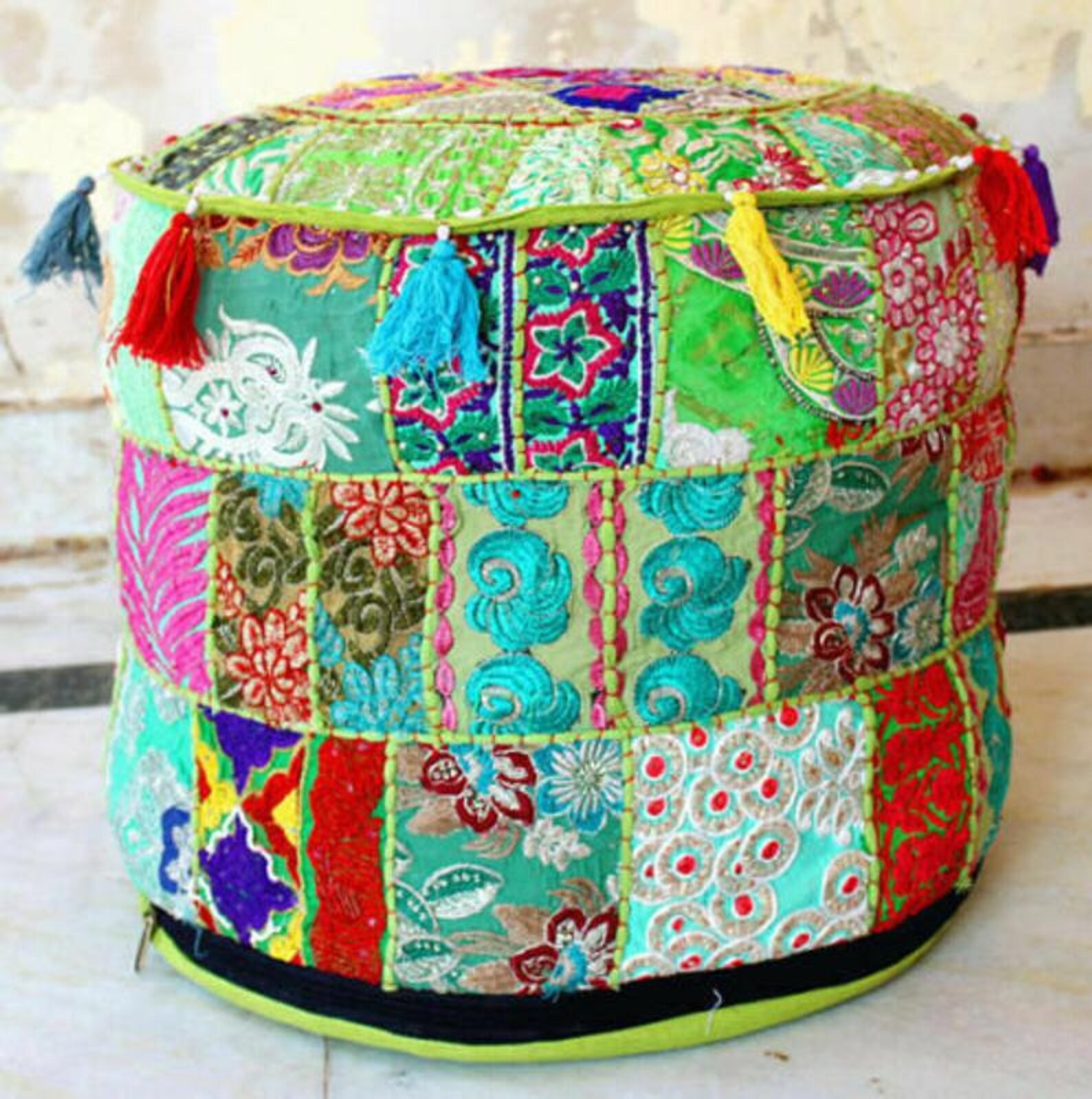 Pouffes and Ottomans Ottoman Pouf Ottoman Pouf Cover Etsy