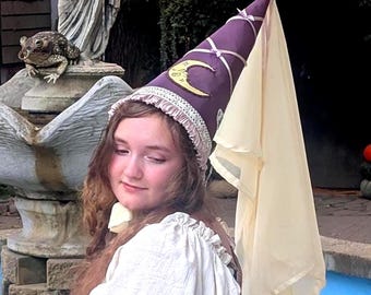 Purple Medieval Hennin | Sugar Moon Cosplay Headpiece
