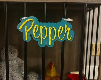 Personalized Crate Tag | Custom Dog Decor | Custom Crate Sign | Ruff Land Crate Tag | Dog Identification Tag