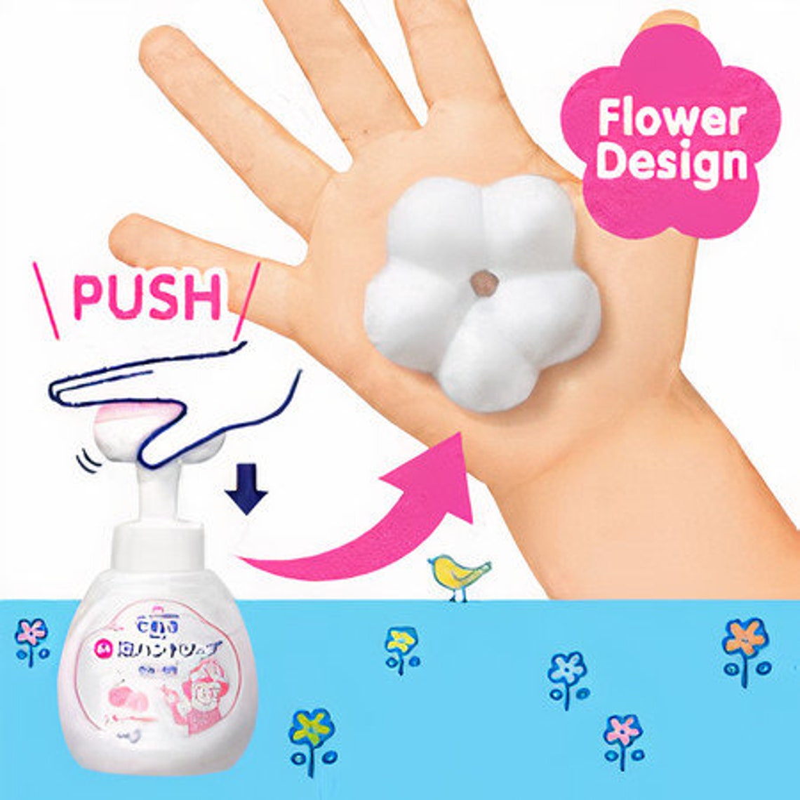 Biore Flower Foam Stamp Hand Soap Famous on Tiktok gift for Etsy