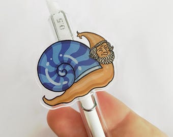 Funny Medieval Snail Pen