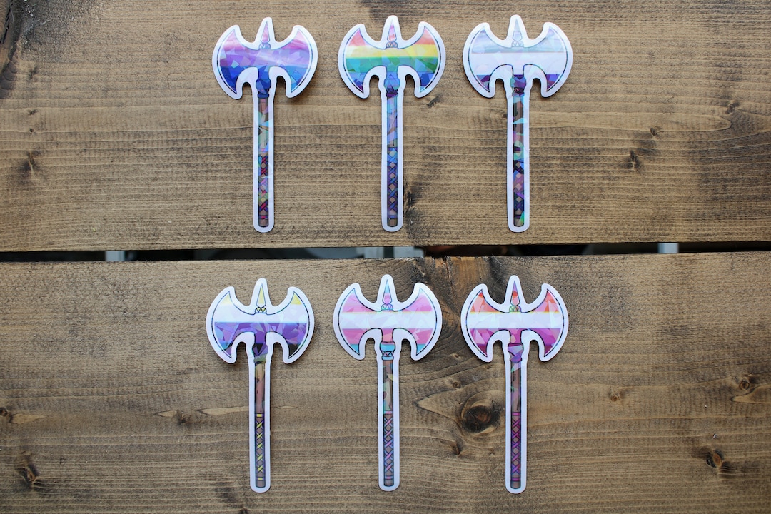 LGBT Axe Sticker Pack - Etsy