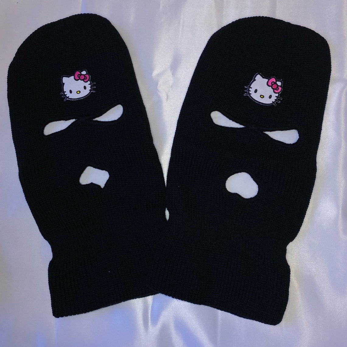 Hello Kitty Ski Masks: Pink White Black | Etsy